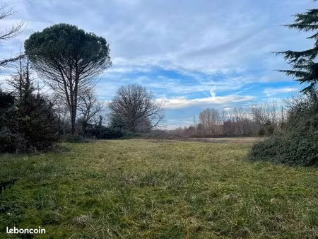 terrain viabilisé 665 m² – centre parisot – libre constructeur