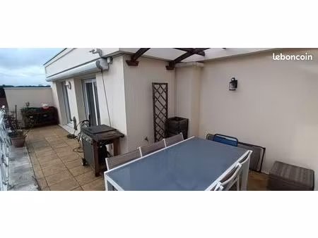 appartement 3 pièces avec terrasses