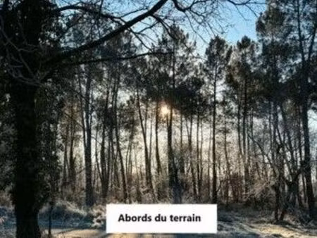 terrain constructible 888 m2 au calme à audenge