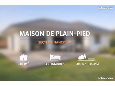maison récente de plain-pied