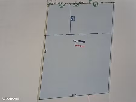 terrain 615 m² esquelbecq