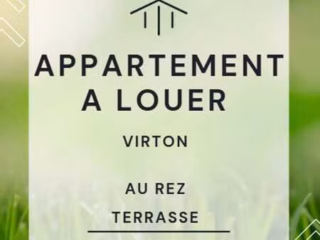 appartement à louer - virton (2 chambres et terrasse)