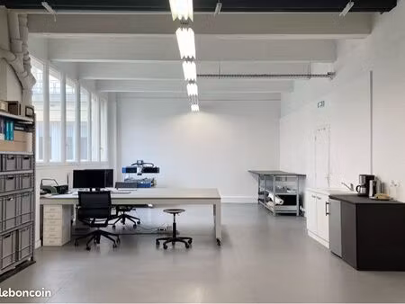 espace de travail à partager / bureau / studio 75m2 pantin