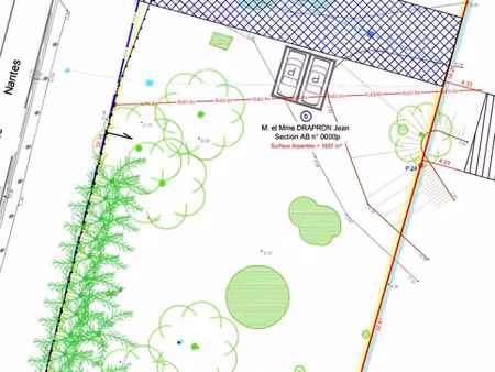 achat terrain 1 597m²