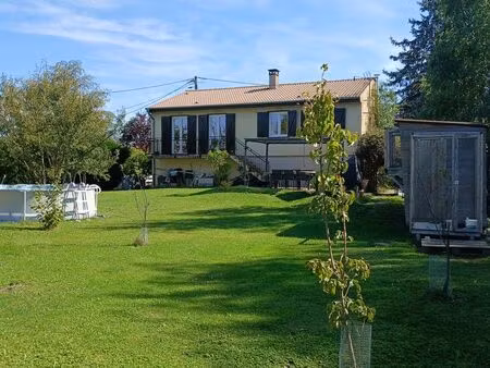 maison 100 m² habitables avec sous-sol complet – terrain clos de 800 m²