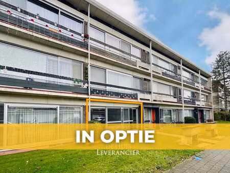 in optie - gezellig gelijkvloers appartement met 2 slpk i...