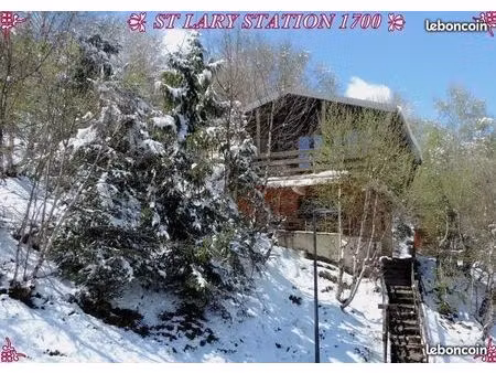 chalet saint-lary-soulan superbe vue sur les montagnes entouré de forêts sans aucun vis à 