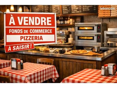 fonds de commerce pizzeria 52m2