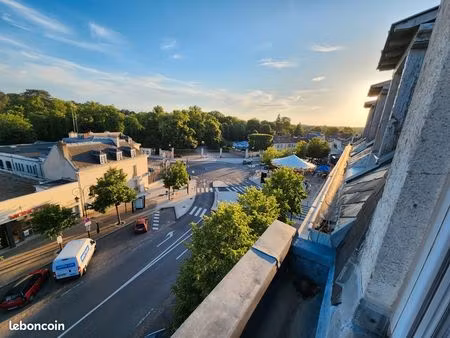 t3 84 m² carrez – dernier étage  vue dégagée – centre-ville rambouillet  3 min gare