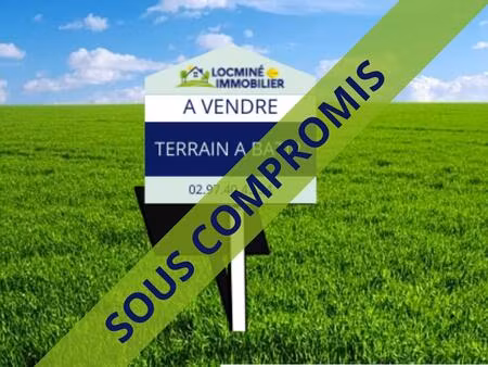 a vendre locminé -plumelin  terrain constructible d'environ 1 145m²