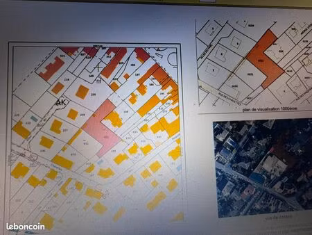 terrain constructible et viabilisé 1188 m2