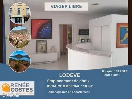 local commercial en viager 106 m²