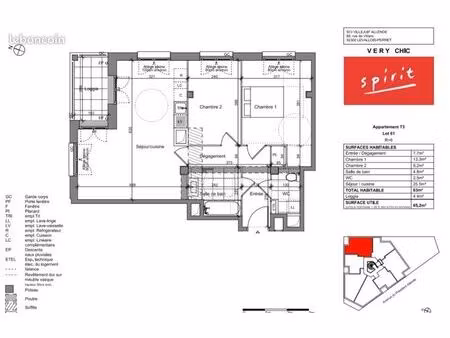 vente appartement t3 neuf - villejuif