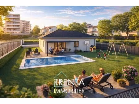 terrain à bâtir – 710 m² – projet de maison de plain-pied à voiron