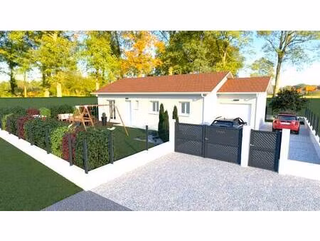 terrain avec maison neuve à vendre