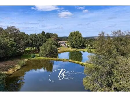 a vendre longère et son parc aux trois étangs de pêche côtes d'armor