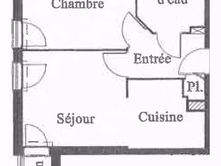 appartement 2 pièces 40m²