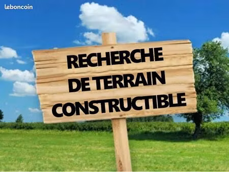 recherche terrain constructible