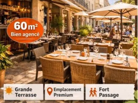 restaurant à vendre – centre-ville toulon – forte visibilité