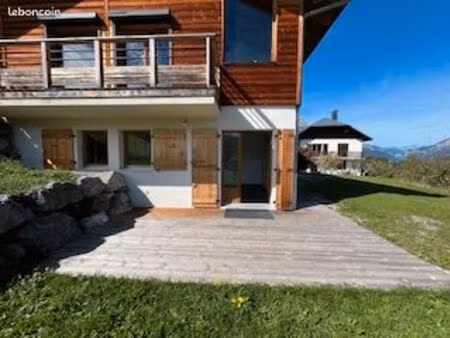 location f2 rdc maison domancy