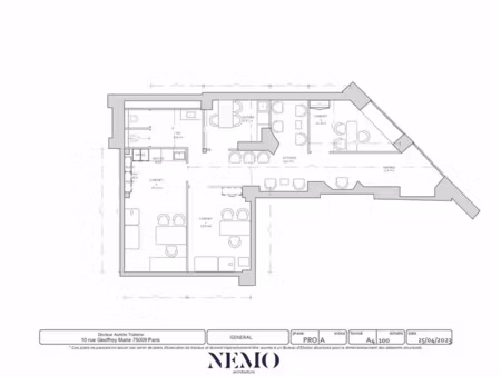 local commercial - rue geoffrey marie