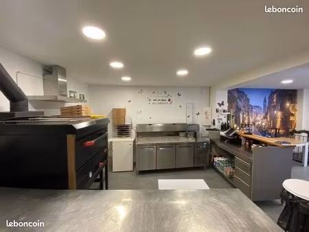 fond de commerce pizzas à emporter