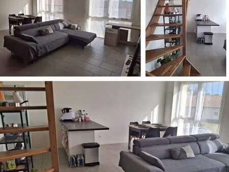 appartement t3 duplex 60m2 - double garage et borne électrique - saint-paul-et-valmalle