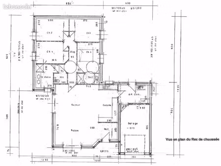 rare  pavillon plein pied 4 ch rt2012