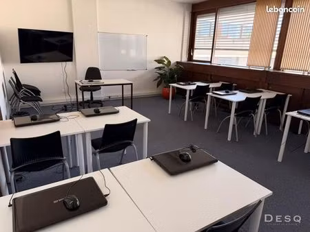 bureau à louer de 35 m2 climatisé avec domiciliation en qpv