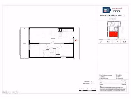 location logement neuf type 3 sur bordeaux brazza disponible de suite