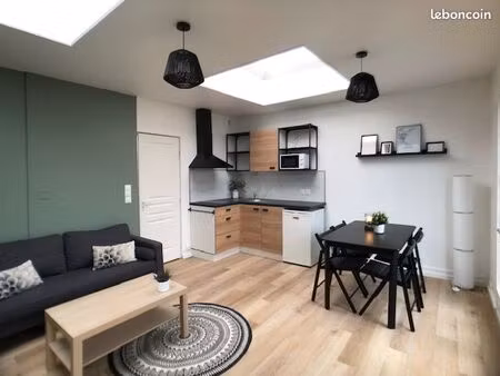 meublé avec terrasse au calme