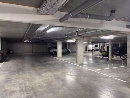 parkings souterrains (forfait sous forme d'investissement) d