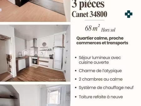 maison de village 68m² à fort potentiel