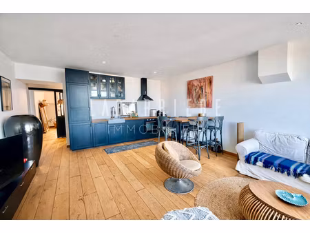 ciboure - t3 vue baie de saint-jean-de-luz et patio intime