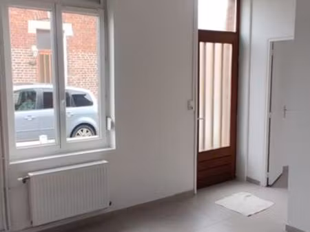 à louer – maison mitoyenne 4 pièces avec jardin et garage – 62260  auchel