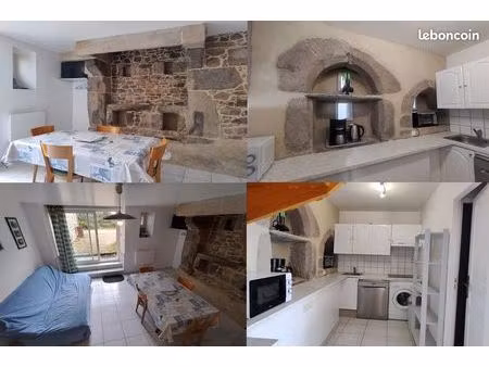 maison meublée 3 pièces fev à juin lannion