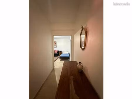 beau studio lumineux  meublé et équipé