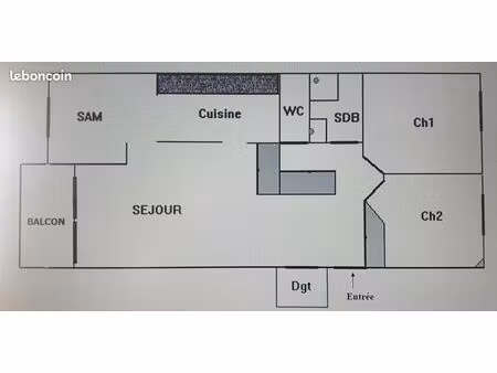 beau t4 centre de bourgoin + garage