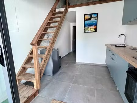 t2 + mezzanine meublé