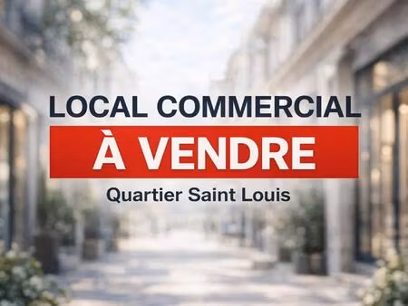 local commercial au coeur de saint louis - 42m²
