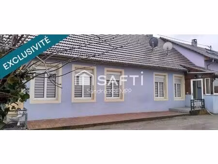 maison mitoyenne de 4 pièces et terrain constructible