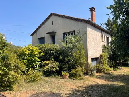 dpt gard (30)  à vendre cendras maison 71m2 et terrain 3300m2 environ