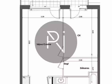 achat appartement 2 pièces 45m² archamps 74160
