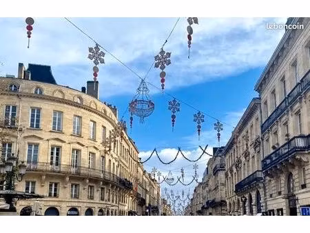 studio meublé 24m2 hyper centre cours intendance