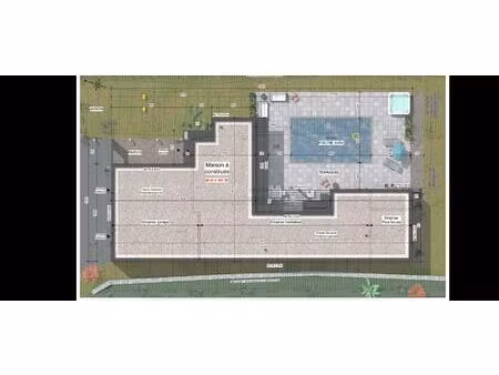 aurec-sur-loire 43110 terrain constructible avec projet de villa d'architecte avec vue pan