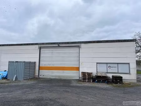 magazijnruimte met bureel te huur in olsene- 200 m²
