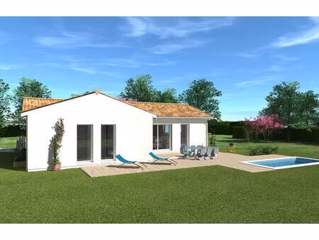 vente maison à construire 90 m² montils (17800)