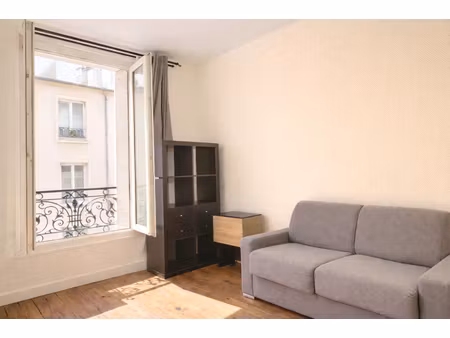 à louer : appartement meublé t1 avec bureau à paris 14
