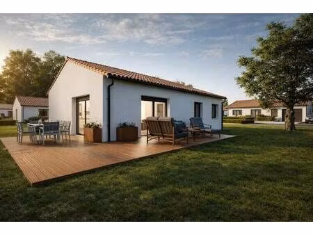 terrain avec maison neuve à vendre
