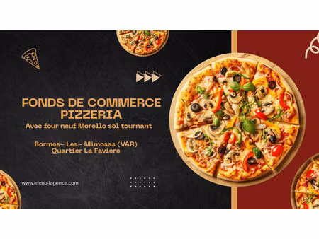 vente local commercial 2 pièces 45m2 bormes-les-mimosas 83230 - 40000 € - surface privée